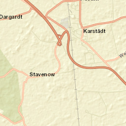 Karstädt Street Map