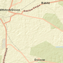 Wittstock Street Map