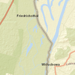 Widuchowa Street Map