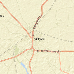 Powiat pyrzycki Street Map
