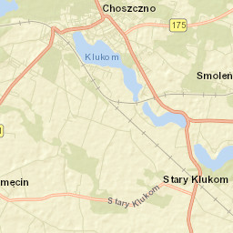 Choszczno Street Map