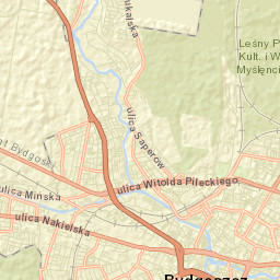 Bydgoszcz Street Map