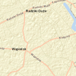 Wąpielsk Street Map