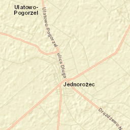 Jednorożec Street Map