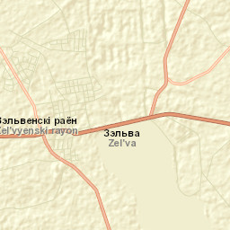 Zel’va Street Map