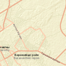 Horad Baranavichy Street Map