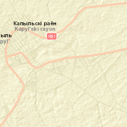 Kapyl’ski Rayon Street Map