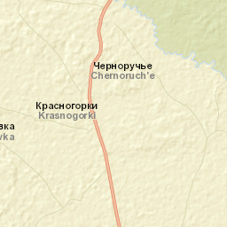 Mglinskiy Rayon Street Map