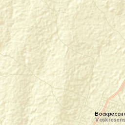 Voskresenskoye Street Map