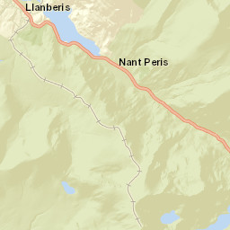 Llanberis Street Map