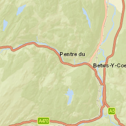 Betws-y-Coed Street Map