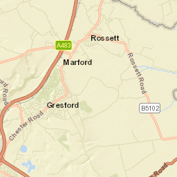 Rossett Street Map