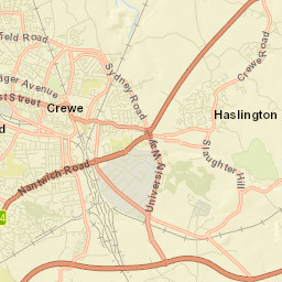 Crewe Street Map