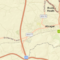 Audley Rd, Crewe, Cheshire East CW2, UK Street Map