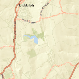 Biddulph Street Map