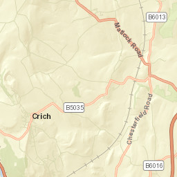 South Wingfield Street Map