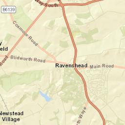 Ravenshead Street Map