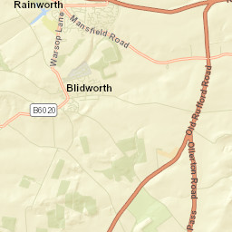 Blidworth Street Map