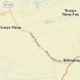 Billinghay Street Map