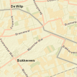 Bakkeveen Street Map