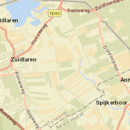Zuidlaren Street Map