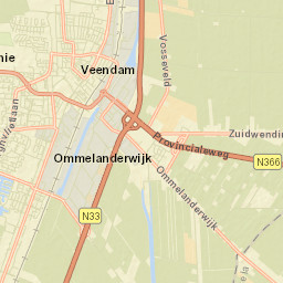 Gemeente Veendam Street Map