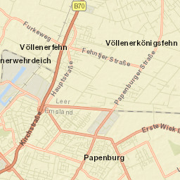 Papenburg Street Map