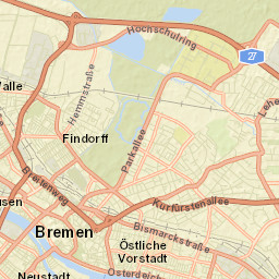 Bremen Street Map