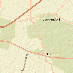 Klein Gusborn Street Map