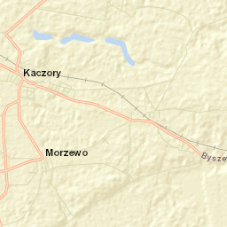 Kaczory Street Map
