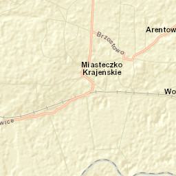 Miasteczko Krajeńskie Street Map