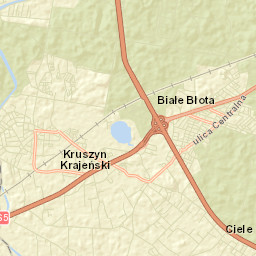 Białe Błota Street Map