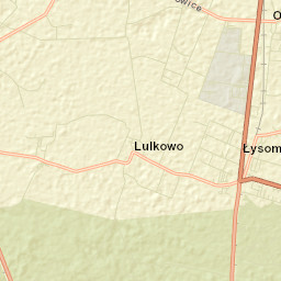 Łysomice Street Map