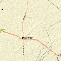 Radomin Street Map