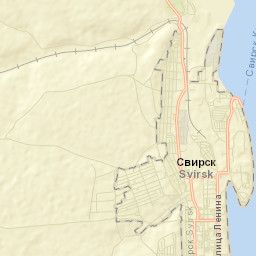 Svirsk Street Map