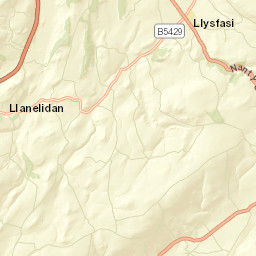 B5429, Ruthin, Denbighshire LL15 2SS, UK Street Map