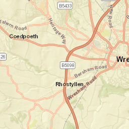 2 Sontley Road, Marchwiel, Wrexham LL13 Street Map