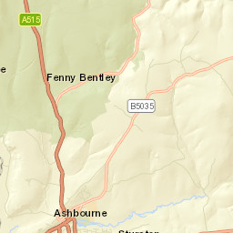 Ashbourne Street Map