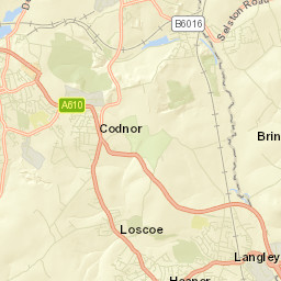 Butterley Hill, Ripley, Derbyshire DE5, UK Street Map