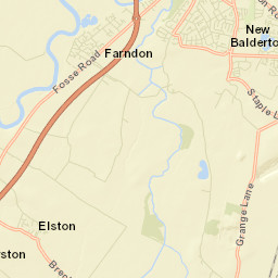 Newark on Trent Street Map