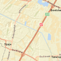 Tijnje Street Map