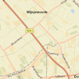 Wijnjewoude Street Map