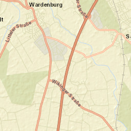 Wardenburg Street Map
