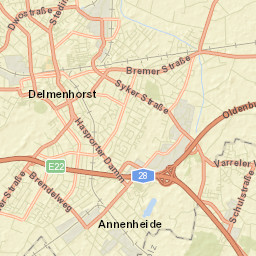 Delmenhorst Street Map