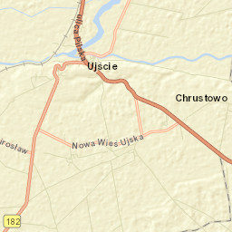 Ujście Street Map