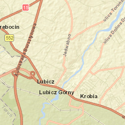 Lubicz Górny Street Map
