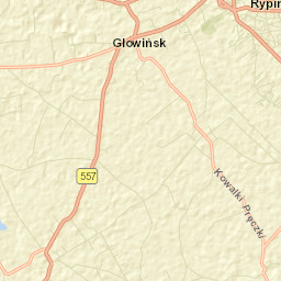 Powiat rypiński Street Map