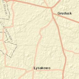 Grudusk Street Map