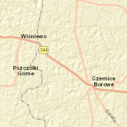 Czernice Borowe Street Map