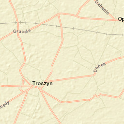 Troszyn Street Map